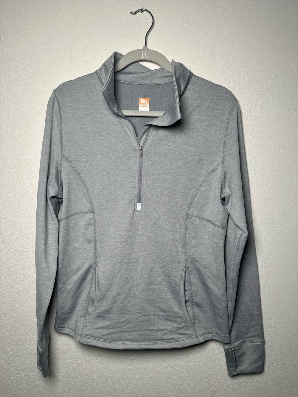 Lucy Gray Quarter-Zip Pullover
